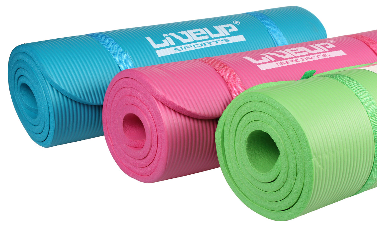 Atrio Black and Pink PVC Yoga Mat Kit-ES3110K - AliExpress