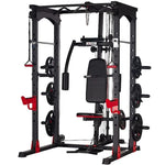 Premium Multi-Gym Power Rack Combo with Cable Cross