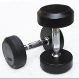 40KG  FIXED RUBBER COATED DUMBBELL PAIR