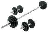 ADJUSTABLE 50KGS DUMBBELL AND BARBELL SET WITH CARRY CASE