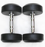 20KG ERGONOMIC FIXED RUBBER COATED DUMBBELL PAIR