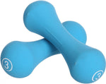 3KG AEROBICS NEOPRENE COATED BONE DUMBELL SET (PAIR)