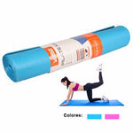 ANTI-SLIP YOGA SPORTS EXERCISE MAT 4MM BLUE