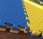 DOUBLE SIDED EVA INTERLOCKING GYM FLOOR PUZZLE MAT 1sqm 2cm