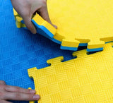 DOUBLE SIDED EVA INTERLOCKING GYM FLOOR PUZZLE MAT 1sqm 2cm