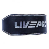 LIVEPRO GYM WEIGHT LIFTING GENUINE LEATHER POWER BELT